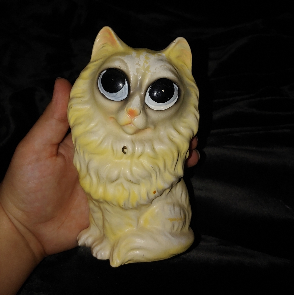 Vintage Cat Statue